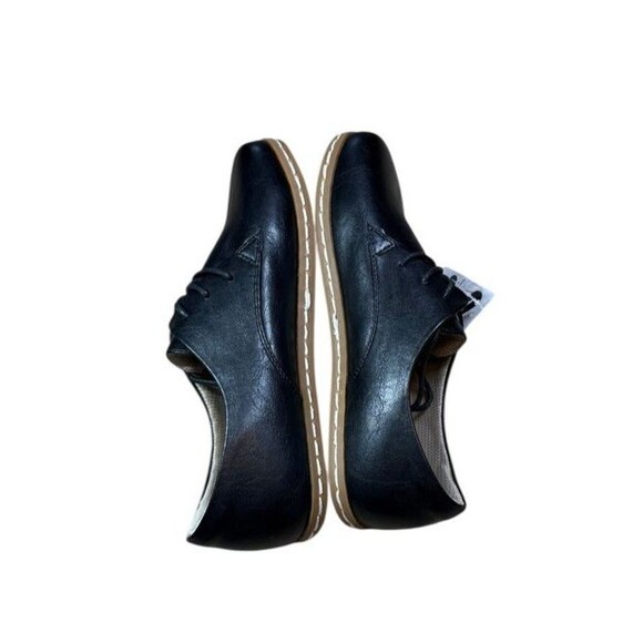 Benassal Womens Size 7 Barefoot Dress Shoes Wide Toe Box Oxfords - Black NEW - Picture 3 of 8
